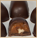 Chocotejas de chocolate